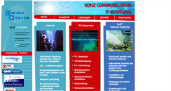Desktop Screenshot of konzcom.de